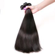 Votisa Hair Straight Hair Extensions Natural Black for Women Hair Extensions #1B Color Hair