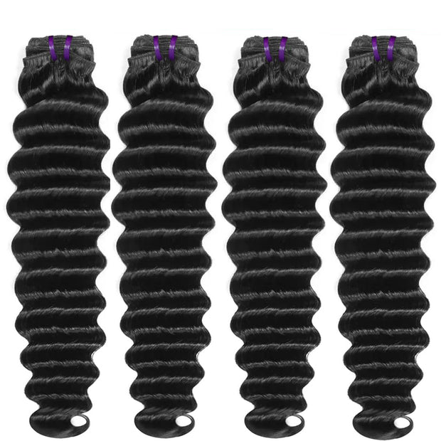 Votisa Hair Human Hair Bundles Loose Deep Wave Bundles 3 Bundles/lot for Women