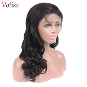 Votisa Hair Loose Wave 360 Lace Frontal Wig Human Virgin Hair Wigs