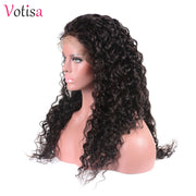 Votisa Hair 13x6 Lace Front Wig Water Wave Human Virgin Hair Wigs 180% Density