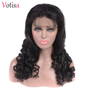 Votisa Hair Loose Wave Lace Front Wig 13x6 Human Virgin Hair Wigs 180% Density