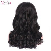 Votisa Hair Loose Wave 360 Lace Frontal Wig Human Virgin Hair Wigs