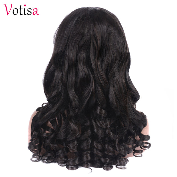 Votisa Hair Loose Wave 360 Lace Frontal Wig Human Virgin Hair Wigs