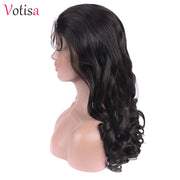 Votisa Hair Loose Wave 360 Lace Frontal Wig Human Virgin Hair Wigs