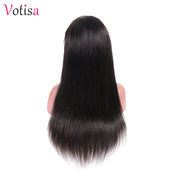 Votisa Hair Straight Lace Front Wig 13x6 Human Virgin Hair Wigs 150% Density