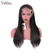 Votisa Hair Straight 13x6 Lace Front Wig Human Virgin Hair Wigs 180% Density