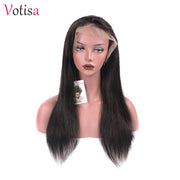 Votisa Hair Straight 13x4 Lace Front Wig Human Virgin Hair Wigs 180%