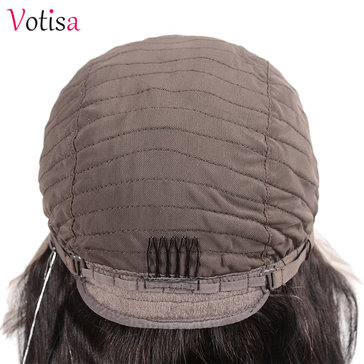 Votisa Hair Straight Lace Front Human Hair Wigs 13x4 Virgin Hair Wig 150%