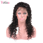 Votisa Hair Deep Wave Lace Front Wig 13x6 Human Virgin Hair Wigs 150% Density