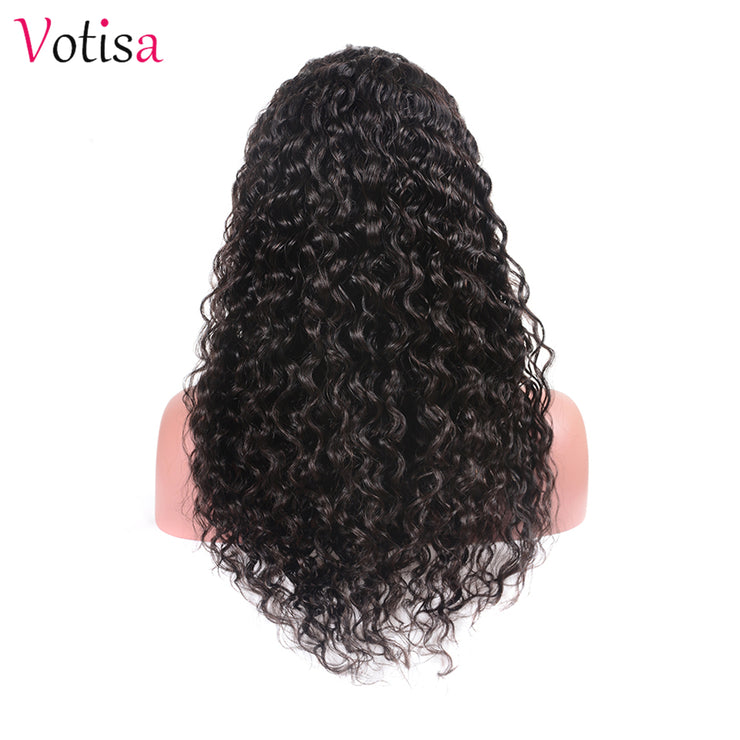 Votisa Hair Water Wave Lace Front Wigs 13x4 Human Virgin Hair Wigs 180%