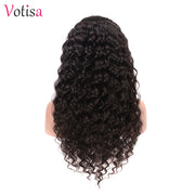 Votisa Hair Deep Wave Lace Front Wig 13x4 Human Virgin Hair Wigs 150%