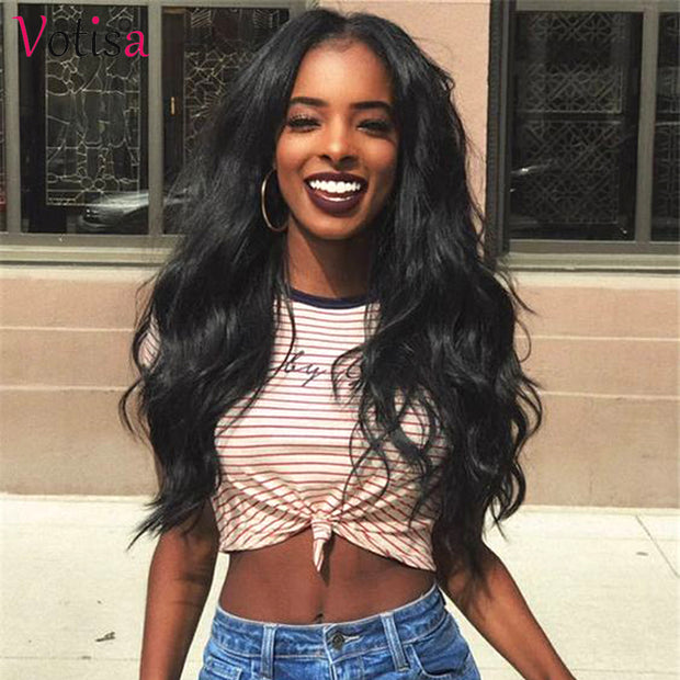 Votisa Hair Lace Front Wig 13x6 Human Virgin Hair Wigs Body Wave 150% Density