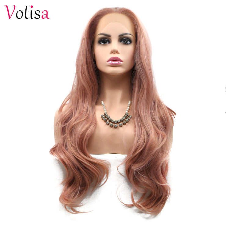 Votisa Hair Lace Front Wigs 26 inch Synthetic Hair Wigs Long Wavy Hair For Women