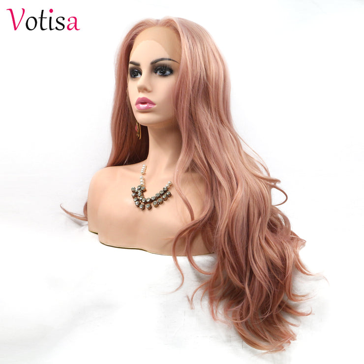 Votisa Hair Lace Front Wigs 26 inch Synthetic Hair Wigs Long Wavy Hair For Women