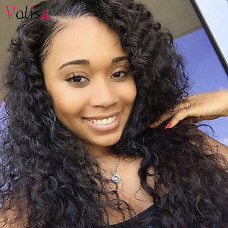 Votisa Hair Lace Front Wig Beach Wave 13x4 Human Virgin Hair Lace Wigs 180%