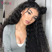 Votisa Hair Water Wave 360 Lace Frontal Wigs Human Virgin Hair Wig